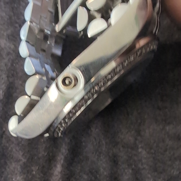 Rolex Datejust with Silver Bracelet and Dark Blue Dial - Picture 5 of 5